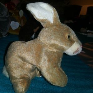 Nibbly rabbit. TY Original Beanie babies.